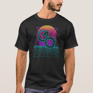 Camiseta Snake Retro 80 Estilo Ball Python Boa Constrictor