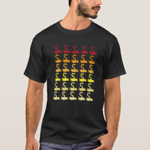 Camiseta Snake Retro Animal Pattern
