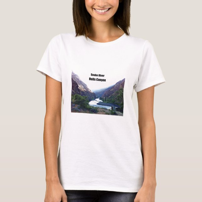 Camiseta Snake RIver, Hells Canyon (Anverso)