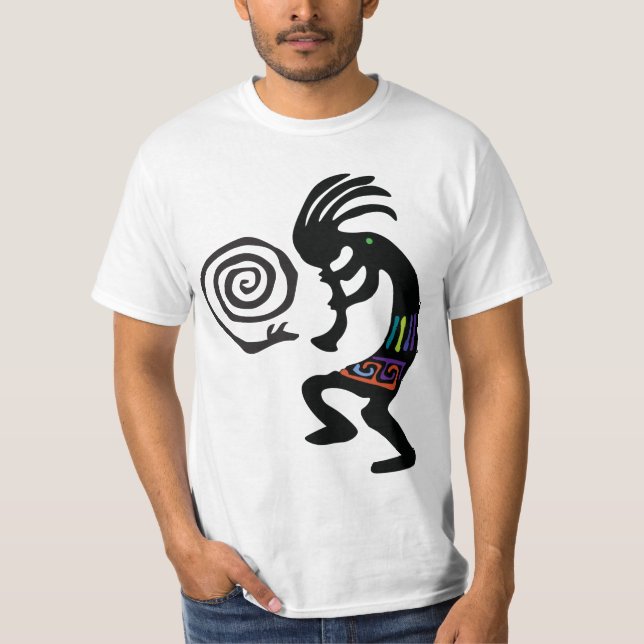 Camiseta Snake Sun Petroglyphs Kokopelli T-Shirt (Anverso)