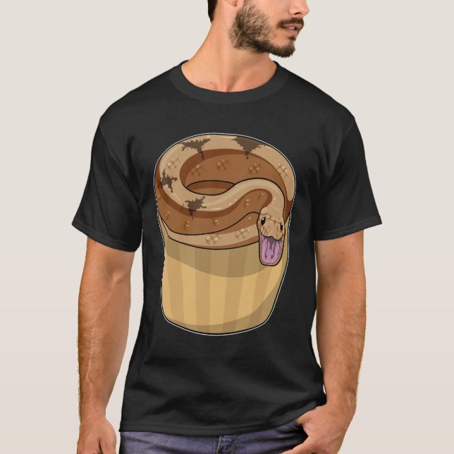 Camiseta Snake with Muffin (Anverso)