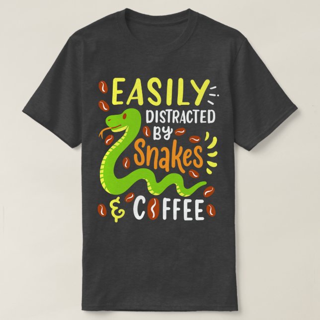 Camiseta Snakes and Coffee 2 (Diseño del anverso)