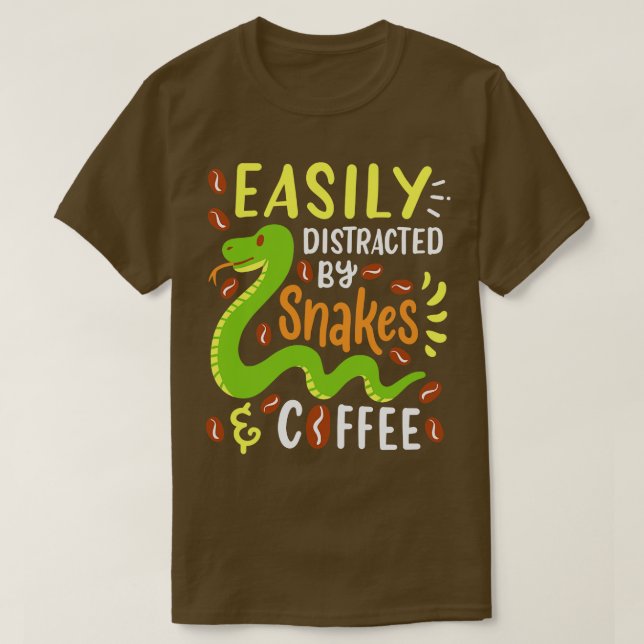 Camiseta Snakes and Coffee 3 (Diseño del anverso)