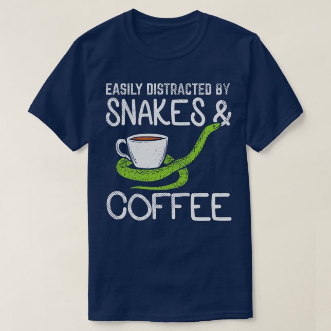 Camiseta Snakes and Coffee 4 (Diseño del anverso)