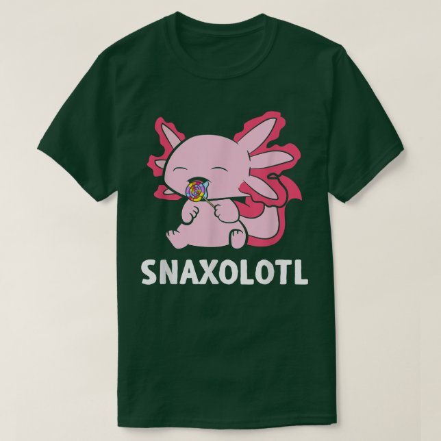Camiseta Snaolotl Candy Aolotl Dulce Funny Baker Aolotl 141 (Diseño del anverso)