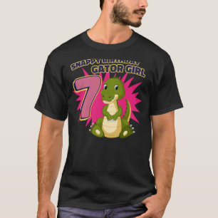 Camiseta Snappy 7 Chica de la gadora de cumpleaños
