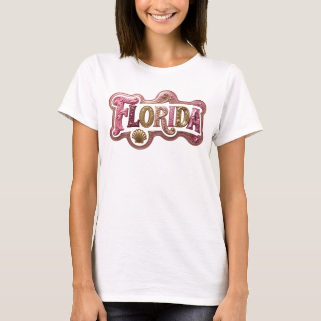 Camiseta Snappy Gold FLORIDA Statement (Anverso)