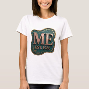 Camiseta Snappy Gold ME EST 1986 Diseño de Cita