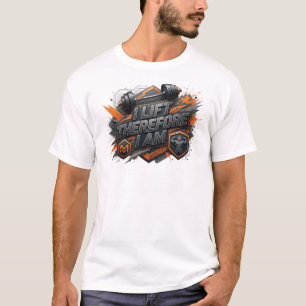 Camiseta Snappy Orange I LEVANTO POR LO TANTO SOY