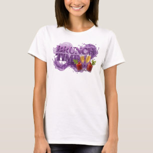 Camiseta Snappy Purple BRUNCH TIME Statement