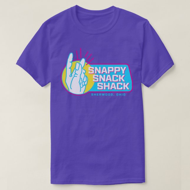 Camiseta Snappy Snack Shack (Diseño del anverso)