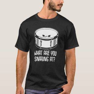 Camiseta Snare Drum Drummer Mens Mujeres Niños