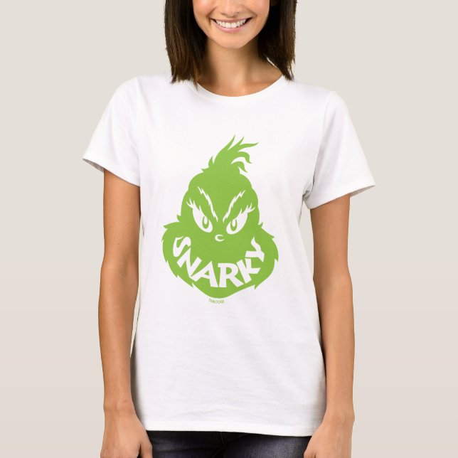 Camiseta Snarky Grinch | Cara Snarky Grinch (Anverso)