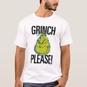 Camiseta Snarky Grinch Grinch divertida, por favor, cita