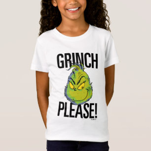 Camiseta Snarky Grinch Grinch divertida, por favor, cita