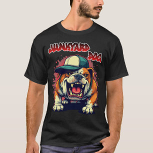 Camiseta Snarling Junkyard Bulldog Urban Streetwear Tee