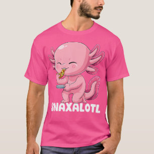 Camiseta Snaxalotl Axolotl Pizza Mexicana Salamander Camina