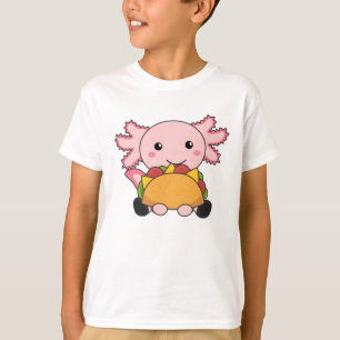 Camiseta Snaxolotl Axolotl Amantes del tabaco Animales dulc