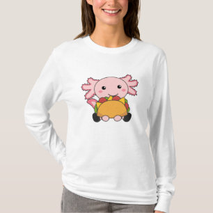 Camiseta Snaxolotl Axolotl Amantes del tabaco Animales dulc