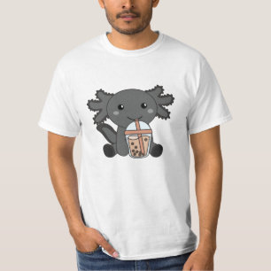 Camiseta Snaxolotl Axolotl Bubble Tea Amantes de los dulces