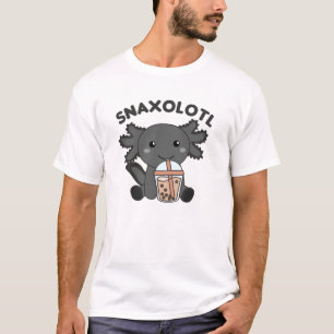 Camiseta Snaxolotl Axolotl Bubble Tea Amantes de los dulces