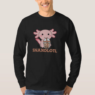 Camiseta Snaxolotl Axolotl Bubble Tea Amantes de los dulces