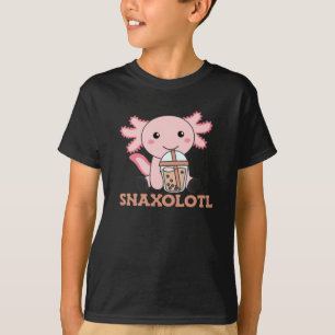 Camiseta Snaxolotl Axolotl Bubble Tea Amantes de los dulces