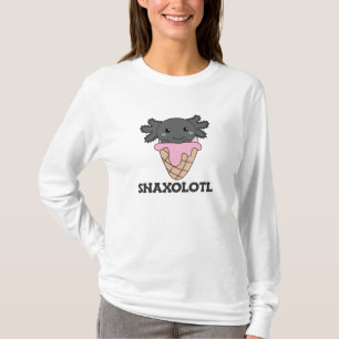 Camiseta Snaxolotl Axolotl Fresas Amantes del Hielo Dulce