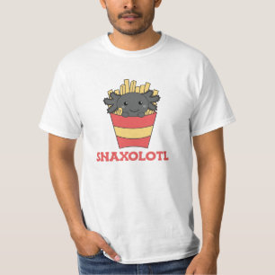 Camiseta Snaxolotl Axolotl Lover Cute Animales Fries