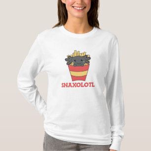 Camiseta Snaxolotl Axolotl Lover Cute Animales Fries