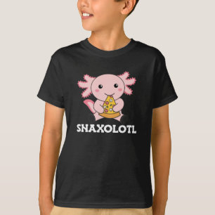 Camiseta Snaxolotl Axolotl Lover Cute Animales Pizza