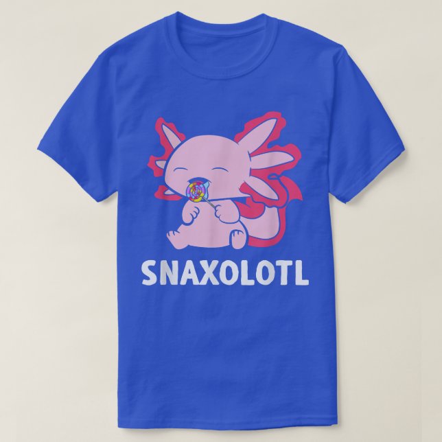 Camiseta Snaxolotl Candy Axolotl Dulce Funny Baker Axolotl1 (Diseño del anverso)