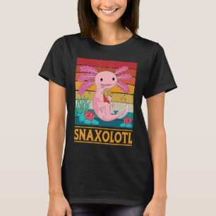 Camiseta Snaxolotl Cute Axolotl Fries Franceses Alimento