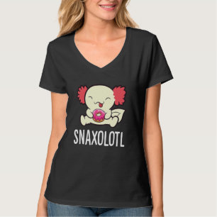 Camiseta Snaxolotl Donas Dulces Axolotl Adorable