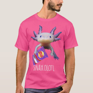Camiseta Snaxolotl Snack Foodie Funny Axolotl Salamander Pu