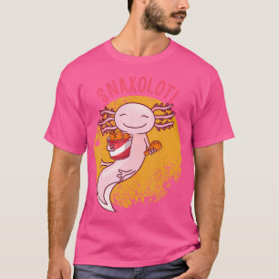 Camiseta Snaxoltl Axolotl Comiendo Salamander Axolot