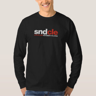 Camiseta SNDCle de manga larga, negro diseñador