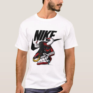 Camiseta Sneaker Beast – Streetwear Bull Shoe Monster Graph