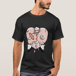 Camiseta Sneaker Match Tees 1 Mid Arctic Crimson Tint Orang