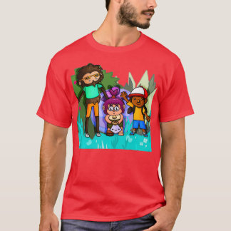 Camiseta Sneaky Sasquatch Fan Art HandDrawn Presente