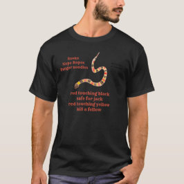 Camiseta Sneks Nope Rope Peligro fideos Rhyme de serpiente