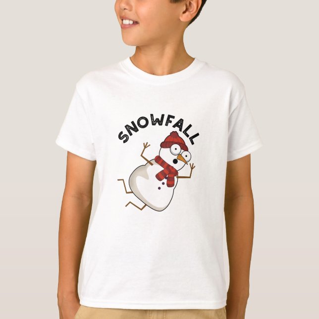 Camiseta Snfall Funny Snow Pun (Anverso)
