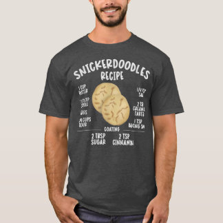 CAMISETA SNICKERDOODLES COOKIE RECIPE CHRISTMAS BAKING