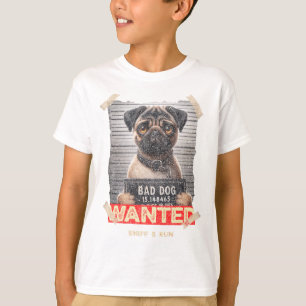 Camiseta Sniff & Run Pug: Fugitivo Adorable en Libertad!