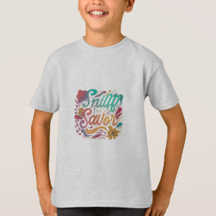 Camiseta Sniff y Savor.