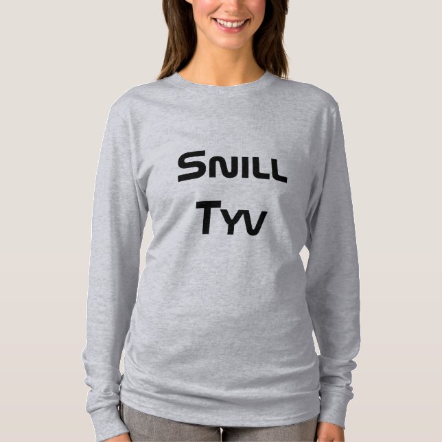 Camiseta Snill Tyv , ladrón amable en noruego (Anverso)