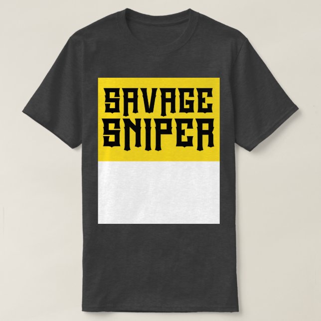 Camiseta Sniper de salvaje (Diseño del anverso)