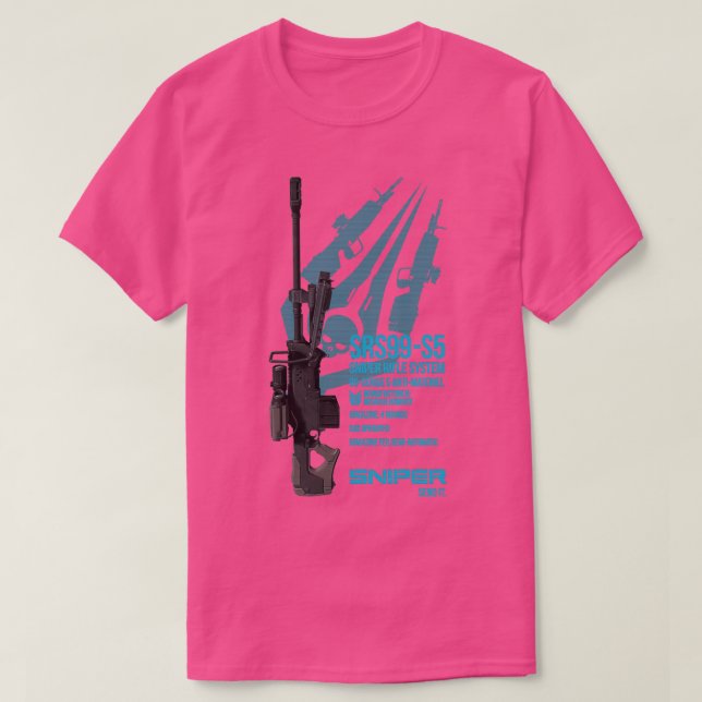 Camiseta Sniper Rifle (Diseño del anverso)