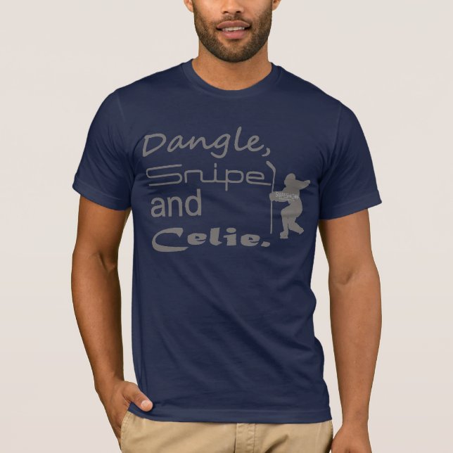 Camiseta SnipeShow cuelga, ataca desde un escondite y Celie (Anverso)
