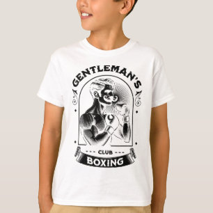 Camiseta #snirt Club de Boxeo Gentleman Retro Con Caja Moti